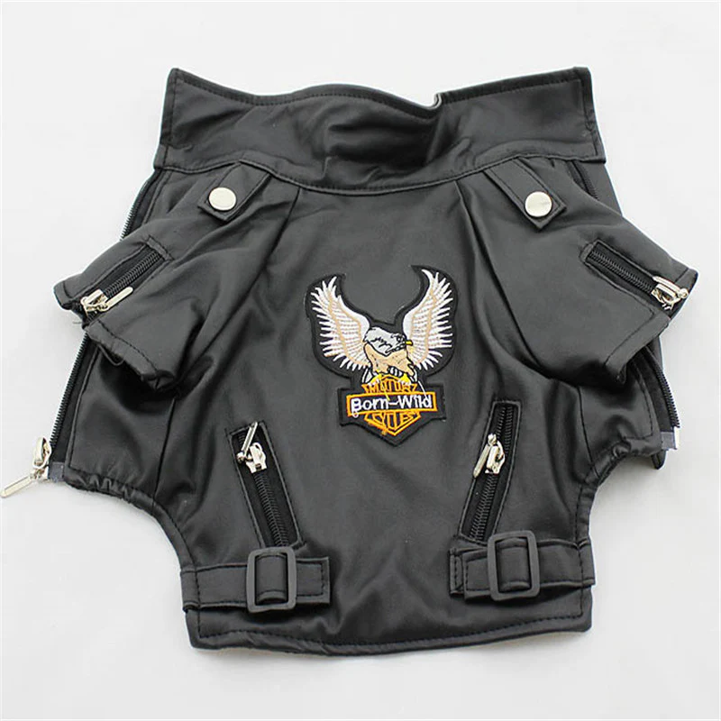 Manteau pour chien style motard – Image 5
