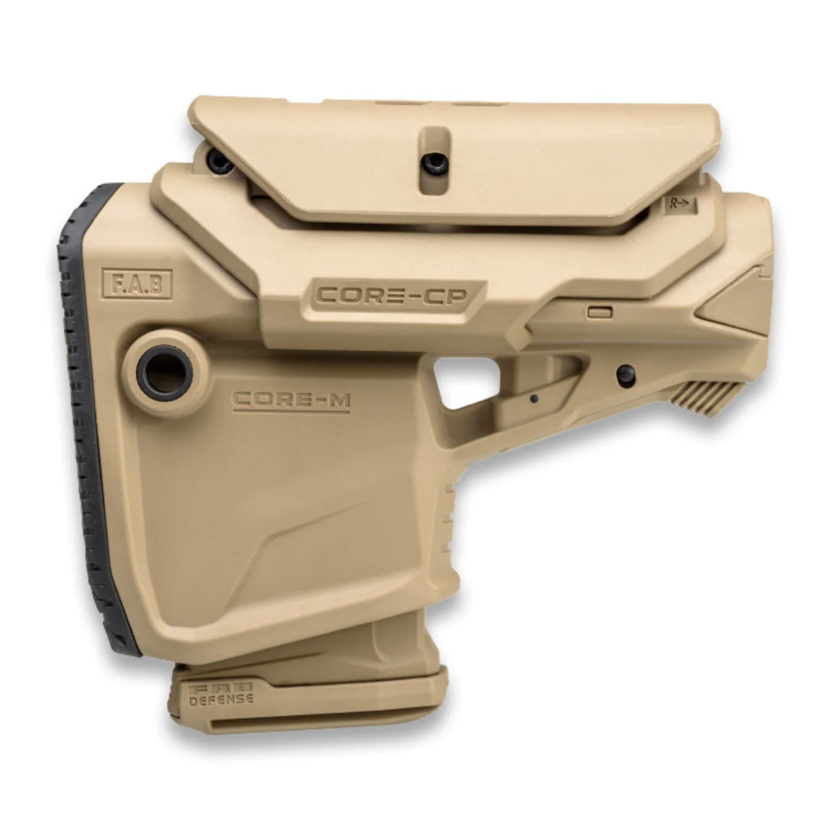 Crosse M4 avec porte-chargeur intégré avec appui joue réglable FAB Defense GL-CORE M CP – Image 2
