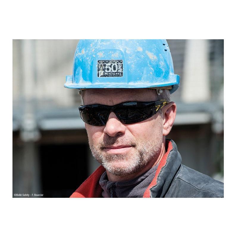 Lunettes Bollé Safety SI Rush+ avec verre fumé – Image 2